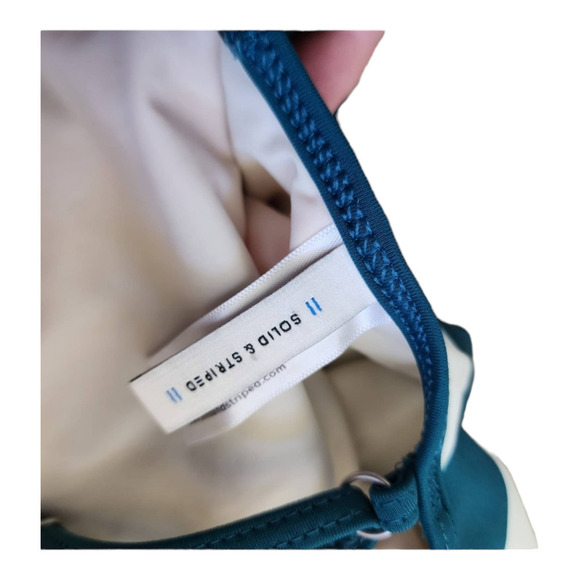 SOLID & STRIPED The Chelsea in Black Jade Size small - Picture 6 of 10